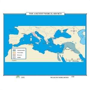  Map 30248 World History Wall Maps   The Ancient World: Office Products