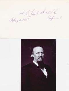 SignedMissouri Confederate Civil War General/US Senator Francis 