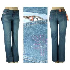    BQB Junior/Missy 5 pocket stretch Jeans, 11: Home & Kitchen