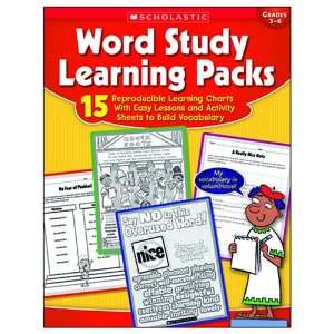  Word Study Learning Packs: Toys & Games
