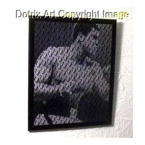   : WORDIX framed Muhammad Ali amazing text art w/COA: Everything Else