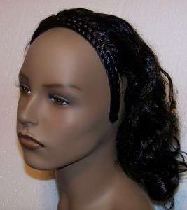 Braided Headband Loose Curl Hair Piece/Fall/Extension  