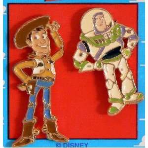  TOY Story   BUZZ + WOODY Metal Pins: Everything Else