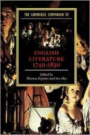 The Cambridge Companion to English Literature, 1740 1830, (0521007577 