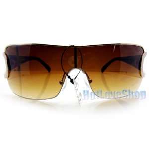 HOTLOVE Premium Sunglasses UV400 Lens Technology   Unisex 6695 Brown 