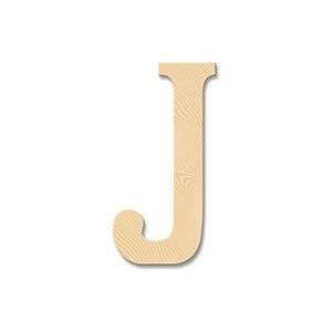  Wood Letters 6 3/4 Typeset Font Letter J Arts, Crafts 