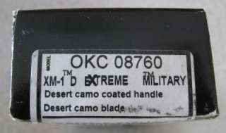 NEW Ontario 8760 XM EXtreme Military Folding Knife CAMO  
