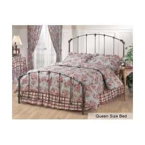  Queen Size Bed   Bonita Metal Bed in Copper Mist