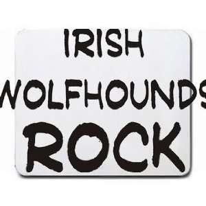  Irish Wolfhounds Rock Mousepad