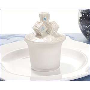   Abc Blocks Top With Blue Crystals   Wedding Party Favors Home