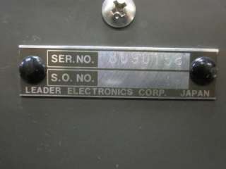 Leader LSG 221B Signal Generator  