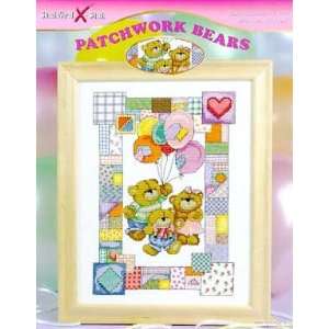  Patchwork Bears   Cross Stitch Pattern: Arts, Crafts 