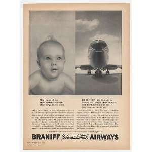  1962 Braniff International Airways Baby 707 227 Super Jet 