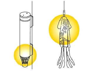 LED Underwater Fishing Lure Light +7/0 Hook Swivel DIY  