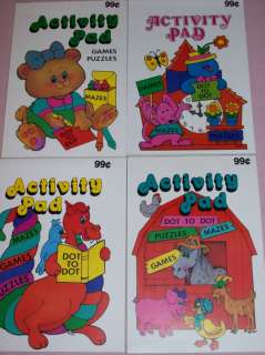 x2 7 Activity Coloring Book Party Favor game toy school  
