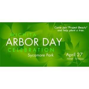  3x6 Vinyl Banner   Wichita Arbor Day Celebration 