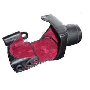  Leather camera case bag for canon EOS 500D: Camera & Photo