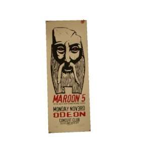    Maroon 5 Silkscreen Poster Five Wise Guy Odoen: Everything Else