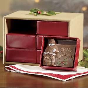 Wisconsin Cheeseman Chocolate Santa Card Grocery & Gourmet Food