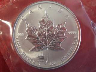 1998 Silver $5 Maple Leaf TITANIC Privy .9999 1 oz PURE SILVER 26,000 