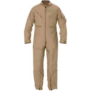 BRAND NEW FLYERS COVERALLS CWU 27/P TYPE 1 CLASS 2 TAN 380 46R WITH 