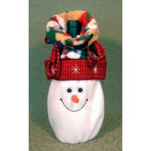  Wine Bottle Gift Bag with Snowman