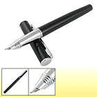 3mm Bent Nib Calligraphic Black Alloy Shell Fountain Pen