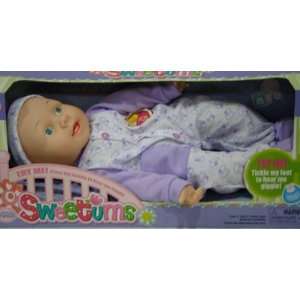  Sweetums 17.5 Giggles Purple Baby Doll: Toys & Games