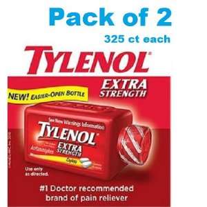  Tylenol Extra Strength Pain Reliever Acetaminophen 500 Mg 