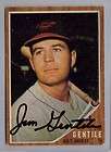 1962 TOPPS #290 JIM GENTILE ORIOLES SIGNED CARD AUTO
