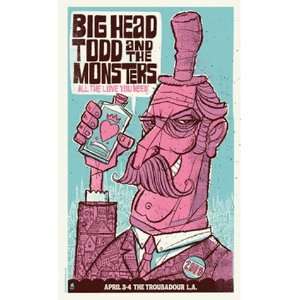  Big Head Todd and the Monsters 2008 Concert poster