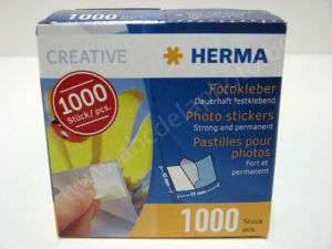Herma 1000 pastilles autocollantes 2 faces pour photos  