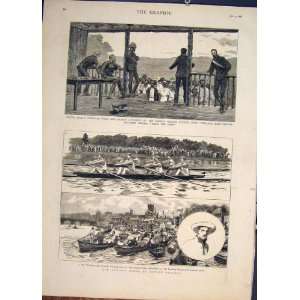  Africa Boer War Buller Wood Henley Regatta Sculls 1881 