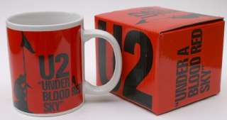 U2 Official Ceramic Coffee Cup Mug Gift Box New  