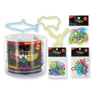   10 Pack Animal Rubber Fun Bands Case Pack 96   508322: Toys & Games