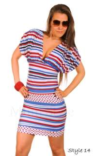 New! ♥ Gorgeous ♥ Multi Colour Stripe Dress ♥ Hot Colours 