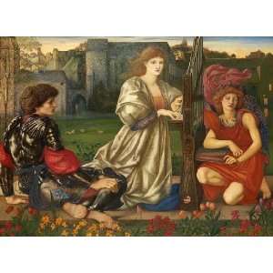  Hand Made Oil Reproduction   Edward Coley Burne Jones   24 