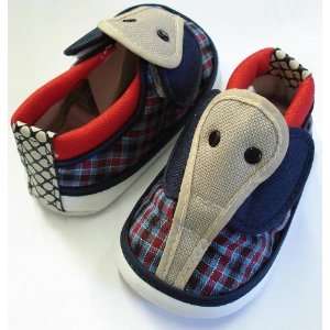  Plaid Toddler Squeaky Shoes (Size 3) 