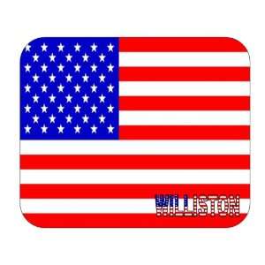  US Flag   Williston, North Dakota (ND) Mouse Pad 