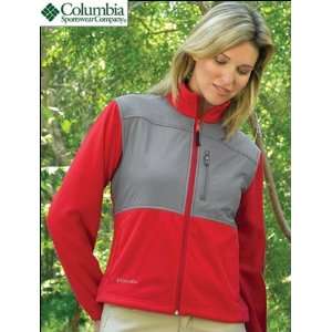 Full Zip Columbia Sportswear Ladies Fleece Jacket (Color=Carbon/Light 