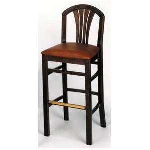  Fanned Slat Back Commercial Wood Counter Stool: Home 