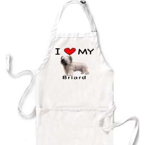  I Love My Briard Apron