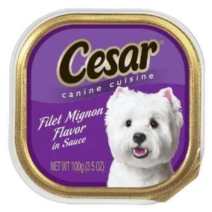  3.5 Oz Filet Mignon Cesar Select Dinners For Small Dogs 
