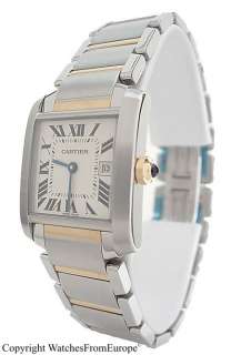   CARTIER Tank Francaise Midsize Steel/18k Gold Two Tone NEW   