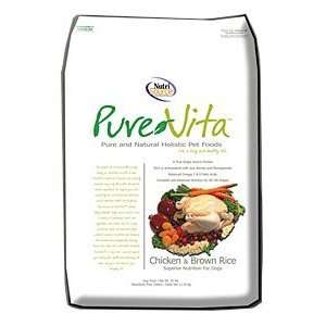 Pure Vita Dry Dog Food   Chicken & Brown Rice   5 lbs: Pet 