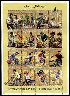  1630, MNH, 1998  International Day for the Handicap & Scout. x6920