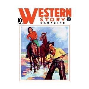   Story Magazine: Western Pair 24X36 Giclee Paper: Home & Kitchen
