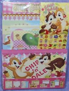 50 Sheets Disney Chip n Dale Volume Stationary Letter Set #2  