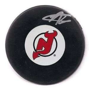 Adam Larsson Signed New Jersey Devils Puck