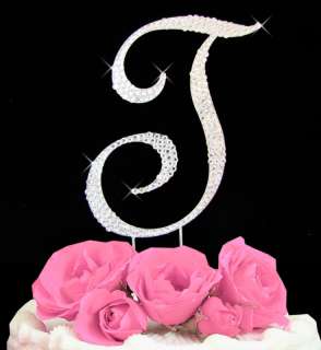 Swarovski Crystal Covered Cake Letter A Z Available  